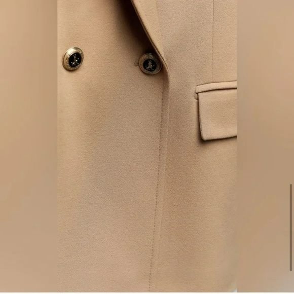 ZARA TAILORED DOUBLE BREASTED BLAZER - Picture 7 of 7